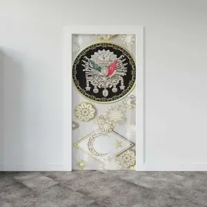 Kapı Giydirme Kapı Sticker Folyosu Osmanlı Arma