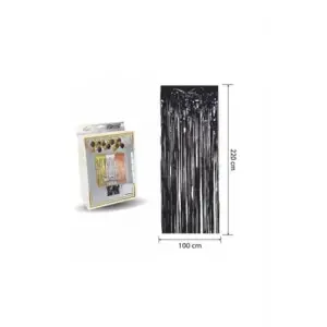 Kapı Perdesi Siyah 100 * 220 Cm