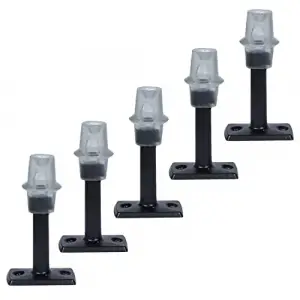 Kapı Tamponu Stoperi, Stopu 8 cm, ), Mat Siyah Kapı, (5 Adet