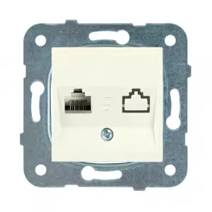 Karre-Meridian Krem Tekli Data Cat6 Mekanizma
