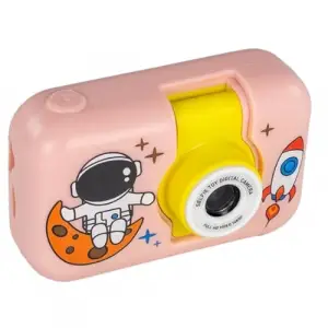 Kıds Selfie Digital Camera (Pink)