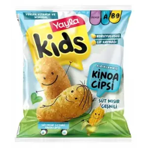 Kids Süt Mısır Aromalı Kinoa Cipsi