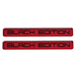 Kırmızı 3D Black Edition Sticker
