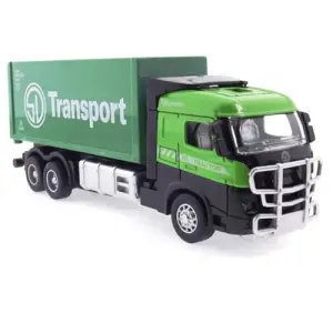 Konteyner Temalı Die Cast Çek Bırak Araç