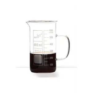 Kulplu uzun form beher, 600 ml