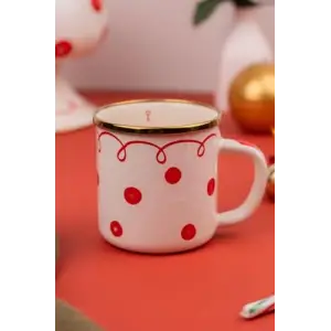 Kupa, Merry Dots Yılbaşı Temalı Emaye
