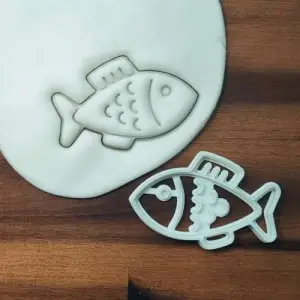 Kurabiye Kalıbı Balık Temalı