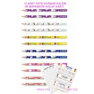 Kurşun Kalem, 12li Paket (Unicron)