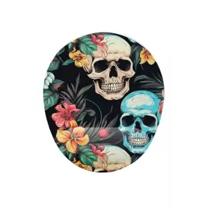 Kuru Kafa Çiçek Bilek Destekli Mouse Pad