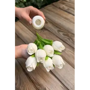 Lale 3D Silikon Mum Kalıbı