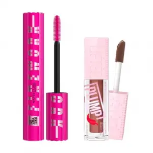 Lash Sensational Firework maskara ve 007 Coca Zing dudak parlatıcısı seti