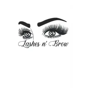 Lashes n Brows Lash Tech Eyelash Artist Lash Artist: Graph Grid Notebook/Journal (6” X 9”) Lashes And Brows For Beauty Spas & Beauty Salons