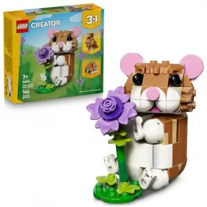 LEGO 3’ü 1 Arada 31376 Creator Sevimli Hamster ile Çiçek