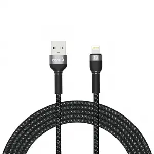Lightning USB kablosu, 3 metre, siyah
