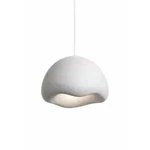 Limon 3D Desing Modern Beton Görünümlü Sarkıt Avize | Minimal Dalga Form | E27 Ampul Dahil btn-005211