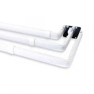Lockseam Üçlü Perde Çubuğu 28-48 inç