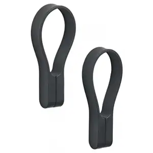Loop Manyetik Havlu Klipsi, 9 cm, 2 adet, Siyah