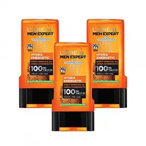 L’Oréal Paris Men Expert Hydra Energetic Taurin Içeren Duş Jeli 3Lü Set