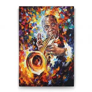 Louis Armstrong Tablosu - 50x75cm