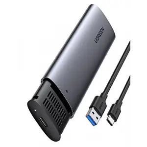 M.2 Sata NGFF SSD USB 3.1 5 Gbps Type-C Gen1 B-Key M+B Key Disk Kutusu - Uzay Grisi