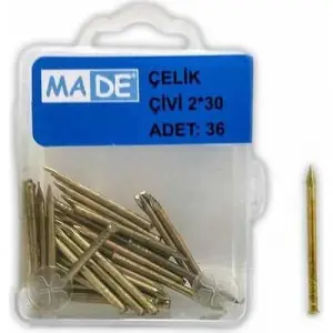 Made Çelik Çivi 2X30 (1 Kutu:36 Adet) ST-46
