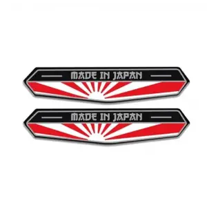 Made in Japan Bayraklı 3D Sticker