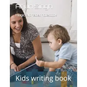 Magic alphabet notebook: Kids writing book