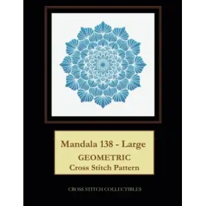 Mandala 138 - Large: Geometric Cross Stitch Pattern