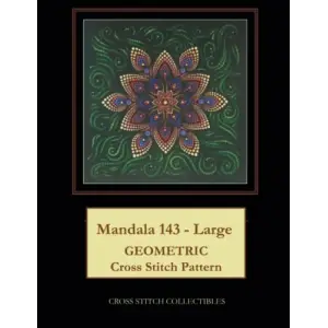 Mandala 143 - Large: Geometric Cross Stitch Pattern