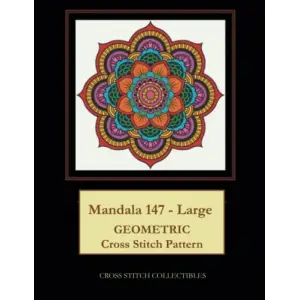 Mandala 147 - Large: Geometric Cross Stitch Pattern