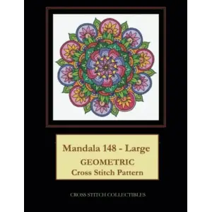 Mandala 148 - Large: Geometric Cross Stitch Pattern