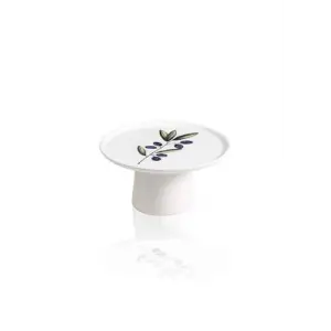 [marka] Olivos Ayaklı Servis Tabağı 10x19 cm