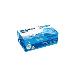 Mavi Nitril Eldiven Pudrasız (S) 100lü Paket