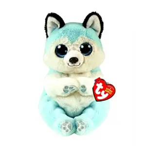 Mavi Thunder Husky Köpek Peluş Oyuncak, 20 Cm