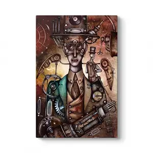 Mekanik Adam Tablosu 30 x 45