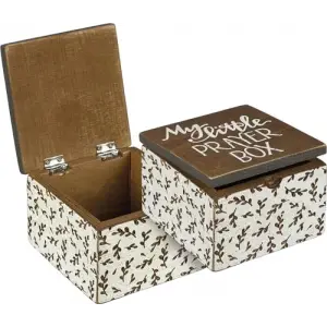 Menteşeli Ahşap Kutu - My Little Prayer Box