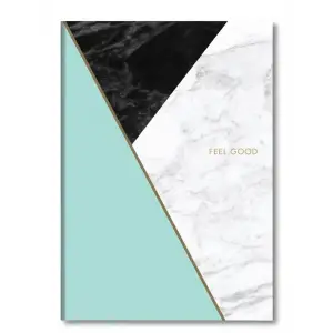 Mermer Defter Çizgili Mint 17x24cm