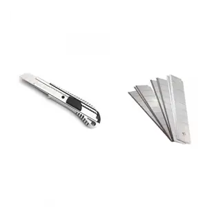 Metal Falçata Maket Bıçağı + 10 Adet Yedek Uç
