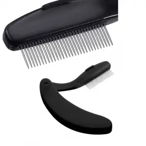 Metal Kirpik Tarağı (Siyah)
