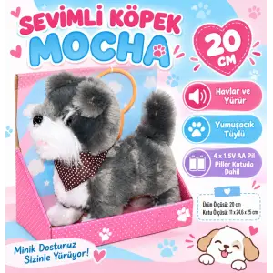 Mey İthalat® 2859  Sevimli Köpek Mocha