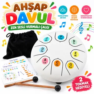 Mey İthalat® Ahşap Davul