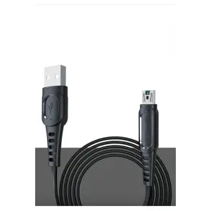 Mey İthalat®  DC24 Micro USB Kablo 1.2M 4A - Siyah