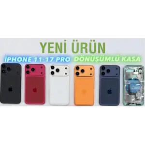 Mey İthalat® iPhone 11 - 17 PROya Dönüşüm Kasa (MAVİ)