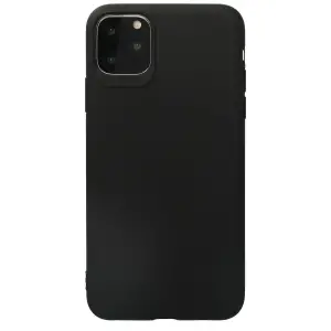 Mey İthalat®   iPhone 11 Pro Max Kılıf First Silikon - Siyah