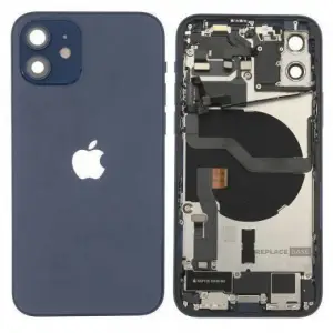 Mey İthalat® iPhone 12 FULL Dolu Kasa (Lacivert)