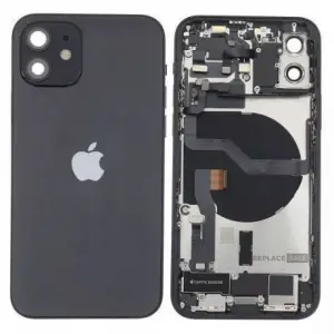 Mey İthalat® iPhone 12 FULL Dolu Kasa (Siyah)