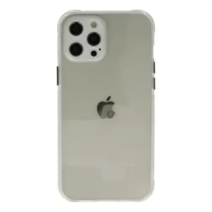 Mey İthalat®   iPhone 12 Pro Kılıf Miami Şeffaf Silikon - Şeffaf