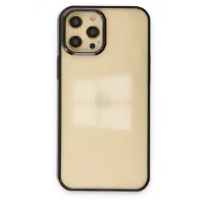 Mey İthalat®  iPhone 12 Pro Max Kılıf Element Silikon - Siyah