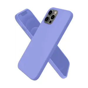 Mey İthalat®  iPhone 12 Pro Max Kılıf First Silikon - Mor