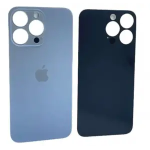 Mey İthalat® iPhone 13 Pro Arka Batarya Kapağı (Mavi)